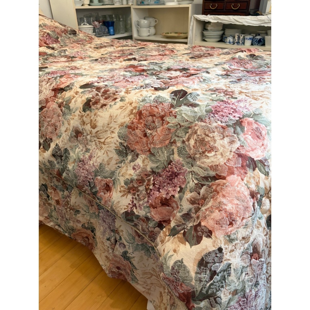 Vintage Croscill Cotswold Twin Comforter Bedskirt Sham 3 Pc Set  USA READ